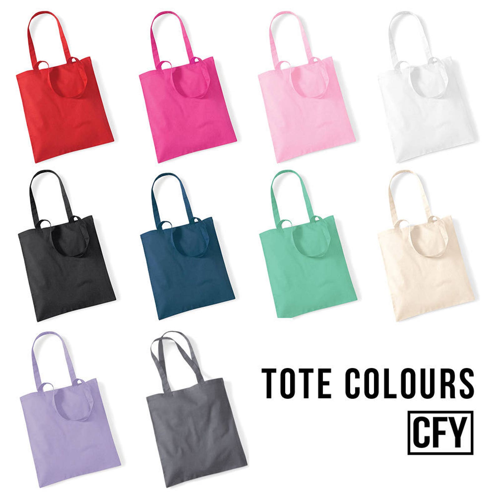 Personalised Name Tote Bag Any Name Glitter Text Girls Back to Etsy UK