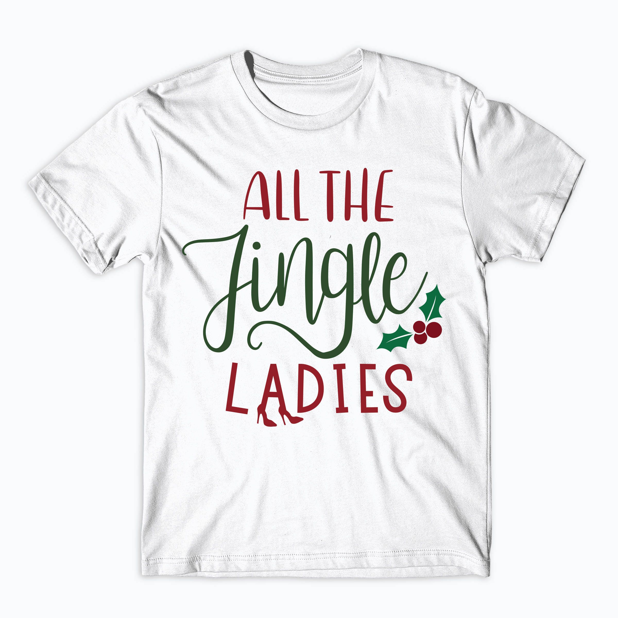 Jingle these bells Funny Adult T-Shirt Black White S-XL sizes