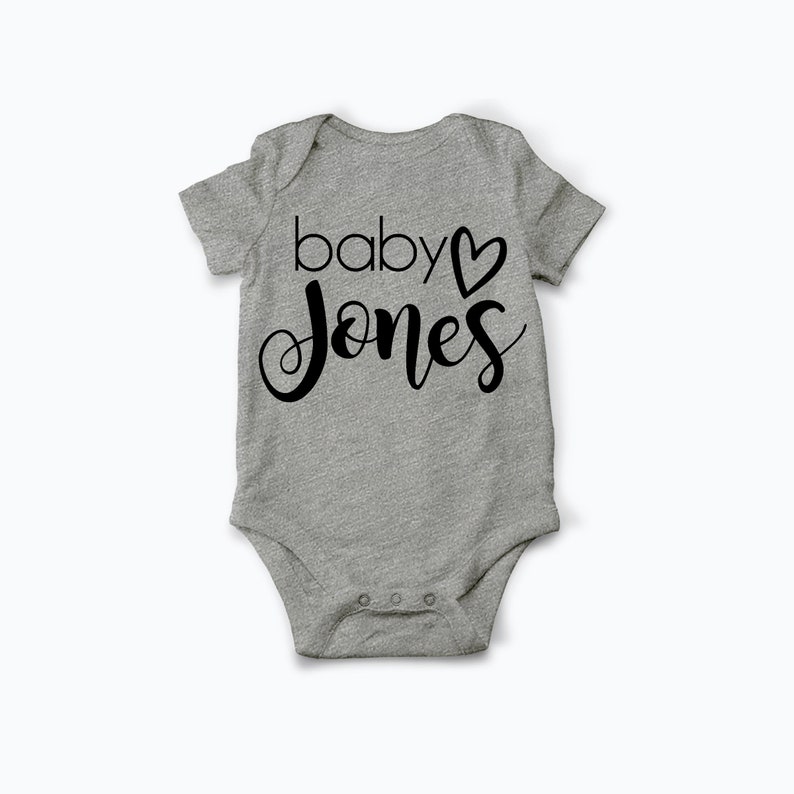 Custom Name Baby Onesie Baby Name Onesie Personalized Name Etsy