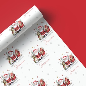 Carta da regalo di Natale per bambini, carta da regalo di Natale personalizzata per il primo Natale, carta da regalo di Natale di Babbo Natale 59