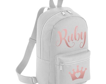 rose gold backpack purse