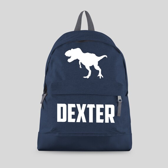personalised dinosaur rucksack