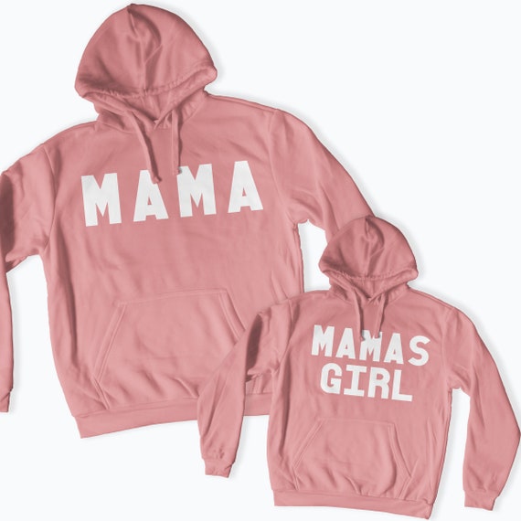 matching mom and daughter hoodies