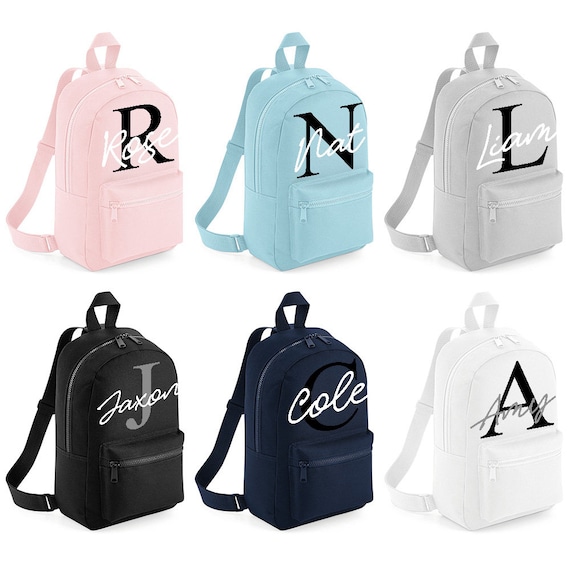 boys personalised back pack