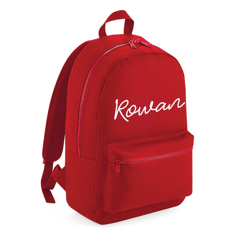 Personalised Name Large Backpack with ANY NAME Girls Boys Etsy