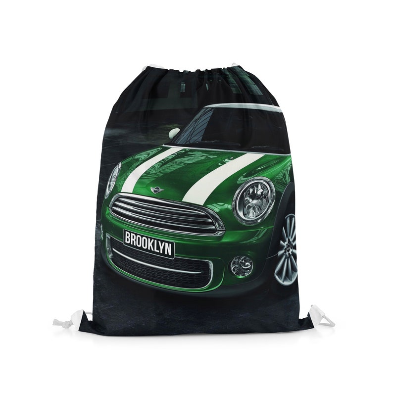 Personalised Car Drawstring Bag Boys Kids PE Bag Swimming School Bag Sports Bag Lunch Football Bag #28