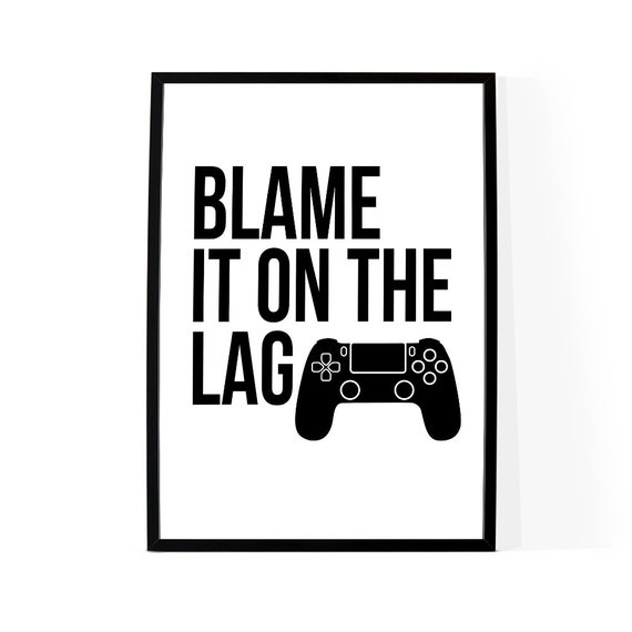 Rage Quit Definition Gaming Prints Gamer Gifts for Games Room 