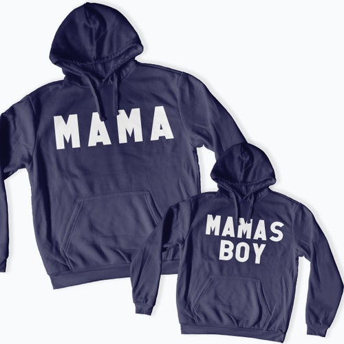 Boy Matching Mother Son Hoodies Hooded 