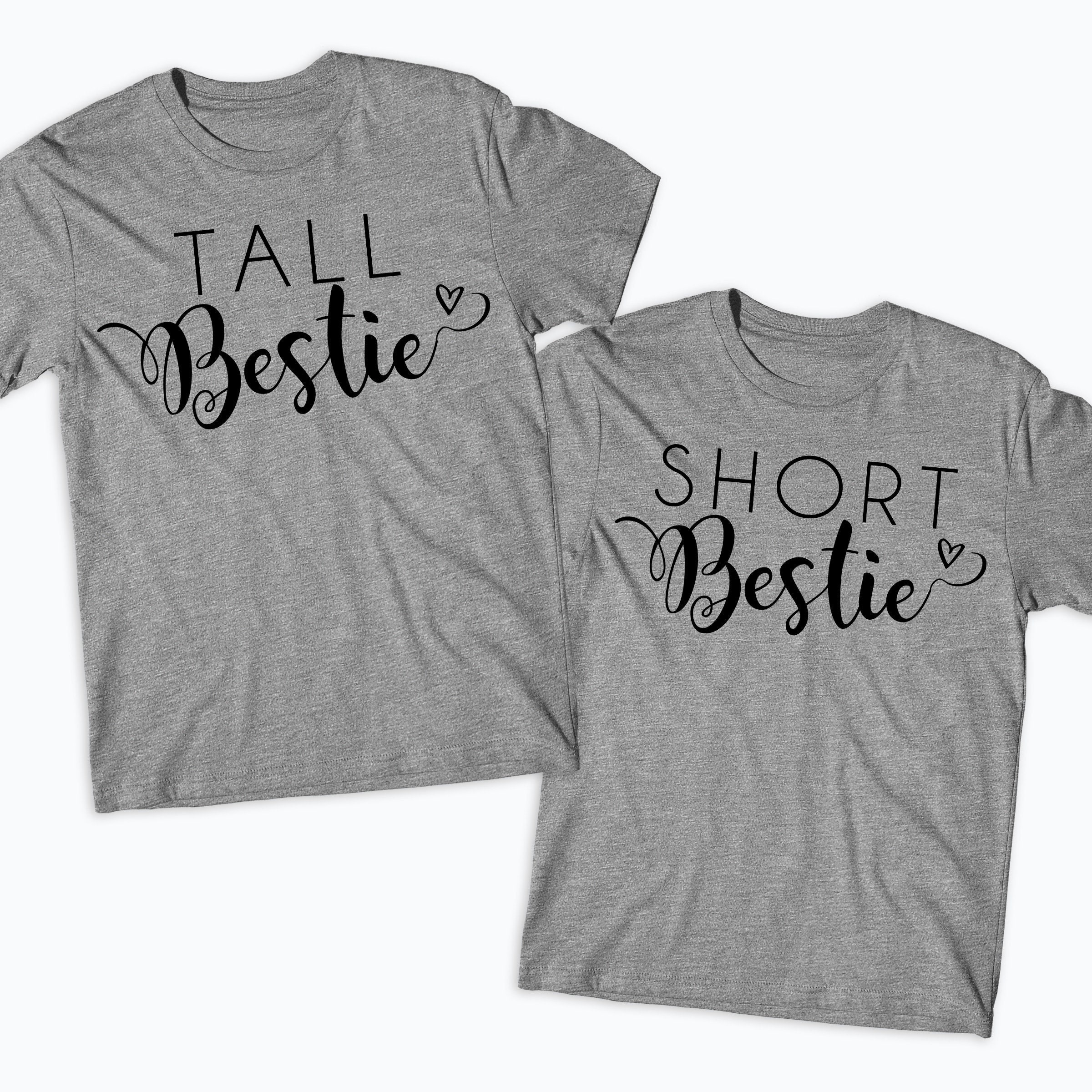 Best Friend Shirts Besties Shirts BFF Top Tall One Short One Etsy