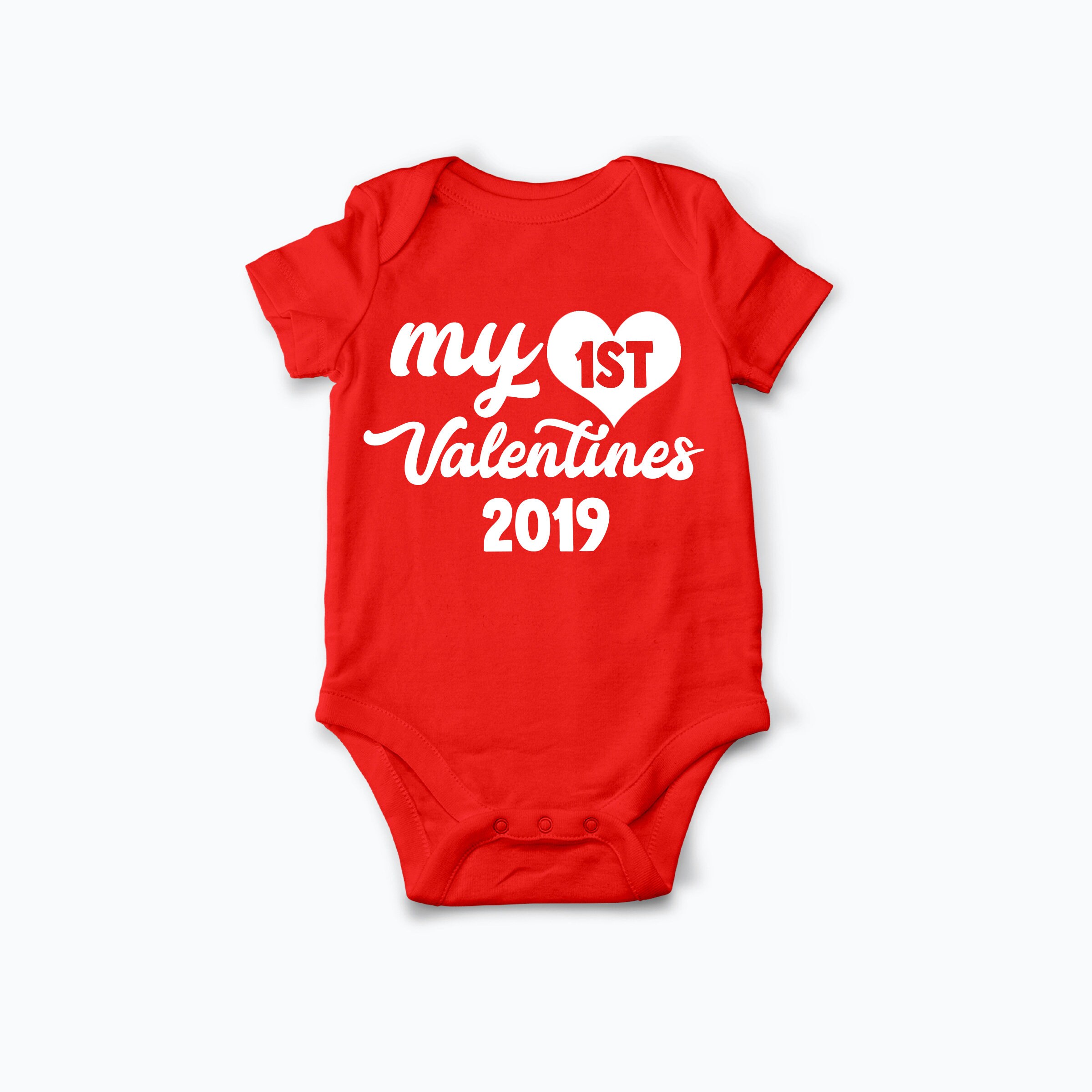 my first valentine's day outfit baby girl