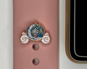 Aschenputtel Kürbis Wagen Apple Uhrenarmband Charm | Apple-Uhrenarmband | Zauberhaftes Band