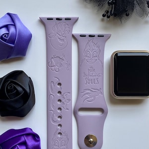 Ursula Engraved Apple Watch Band | 24 Colors | 38mm 40mm 41mm 42mm 44mm 45mm 49mm | Personalized Apple Watch Strap