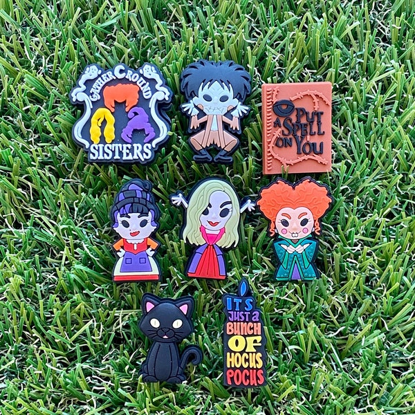 Witch Movie Croc Charms | Video Game Croc Charms | Fashion Charms | Croc Accessories | Bracelet Charms | Sports Croc Charms