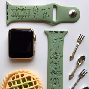 Ratatouille Inspired Engraved Apple Watch Band | 24 Colors | 38mm 40mm 41mm 42mm 44mm 45mm 49mm | Personalized Apple Watch Strap