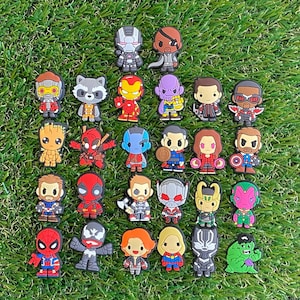 Super Hero Croc Charms | Video Game Croc Charms | Fashion Charms | Croc Accessories | Bracelet Charms | Sports Croc Charms