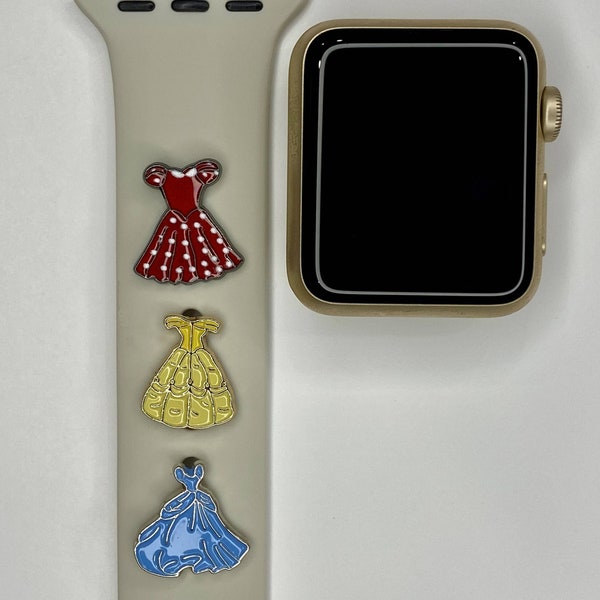 Minnie, Belle, Cinderella Dress Apple Watch Band Charm | Apple Watch Band | Magic Band
