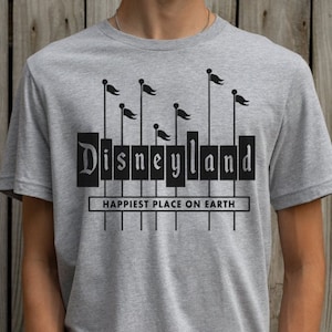 Vintage Disneyland Sign Shirt / 50 Colors / XS-4XL / Adult and Youth Sizes / Disney Family Shirt / Disneyland Shirt / Disney World Shirt