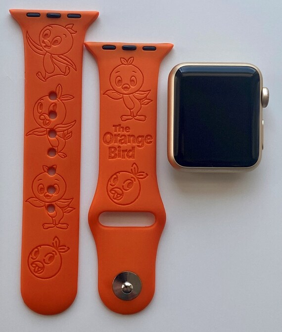 The Orange Bird Engraved Apple Watch Band 24 Colors 38mm 40mm 42mm