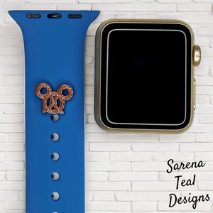Mickey Pretzel Watch Band Charm, Magic Band, Fitness Tracker