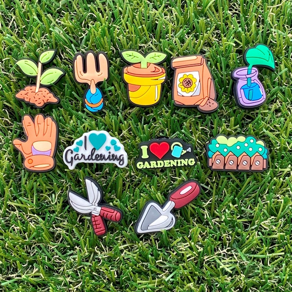 Gardening Croc Charms | Video Game Croc Charms | Fashion Charms | Croc Accessories | Bracelet Charms | Sports Croc Charms