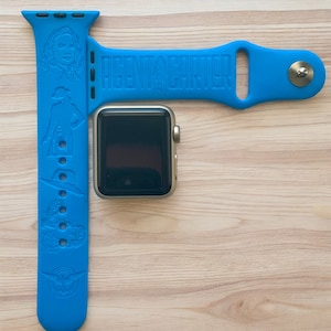 エージェント ペギー カーター 刻印入り Apple Watch バンド、24 色、38 mm 40 mm 41 mm 42 mm 44 mm 45 mm 46 mm 49 mm、パーソナライズされた Apple Watch ストラップ