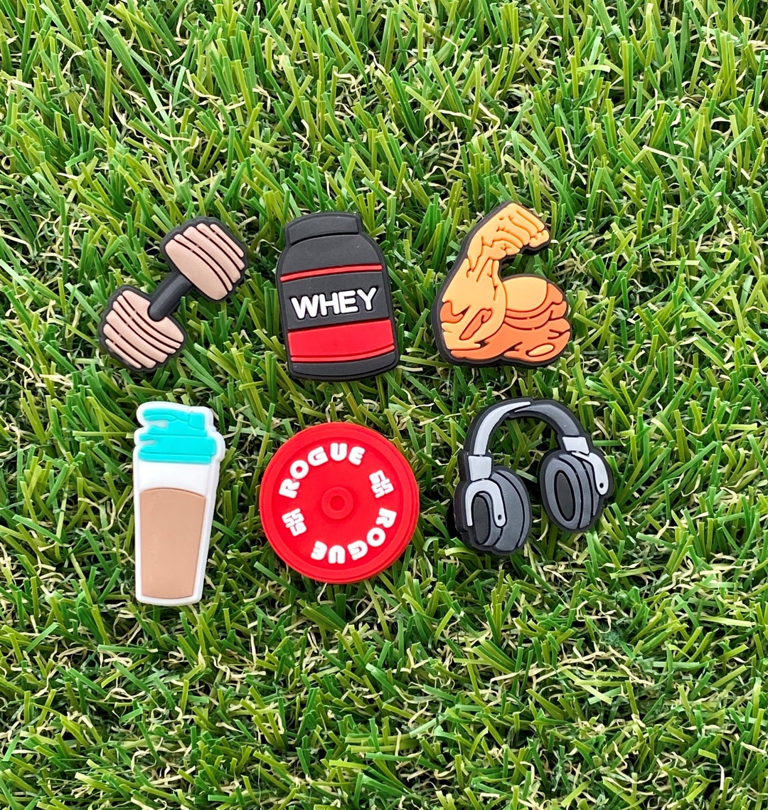 Weight Lifting Croc Charms Video Game Croc Charms Fashion Charms Croc