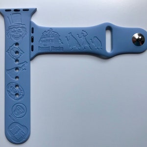 The Haunted Mansion Engraved Apple Watch Band 24 Colors 38mm 40mm 41mm 42mm 44mm 45mm 49mm Personalized Apple Watch Strap image 5