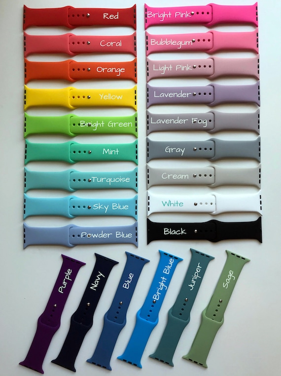 Ratatouille Inspired Engraved Apple Watch Band 24 Colors 38mm 40mm