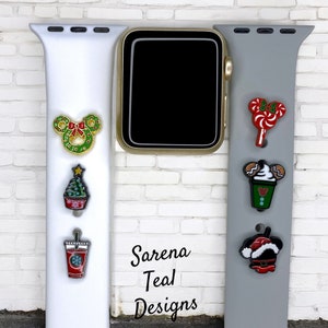 Mickey Christmas Treats Watch Band Charm, Magic Band, Fitness Tracker