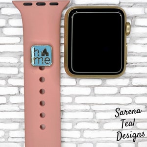 Square Castle Home Watch Band Charm, Magic Band, Fitness Tracker