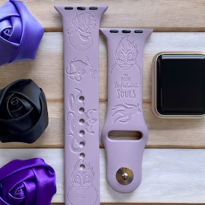 Correa para Apple Watch con grabado de Ursula, 24 colores, 38 mm, 40 mm, 41 mm, 42 mm, 44 mm, 45 mm, 46 mm y 49 mm, correa personalizada para Apple Watch