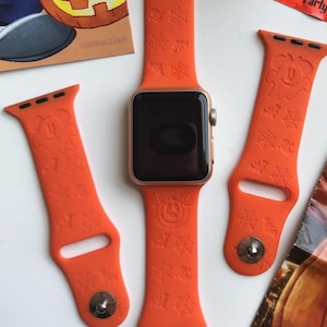 Graverat silikonarmband för smartklocka med Mickey Halloween-motiv