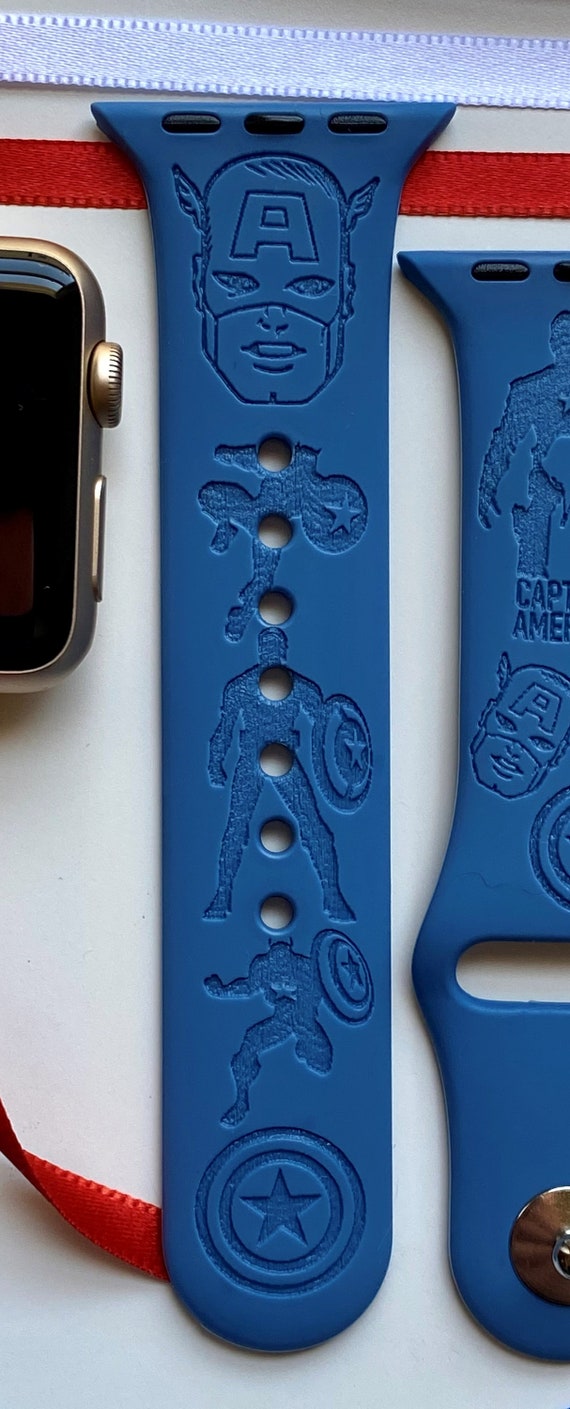 Captain america top apple watch band