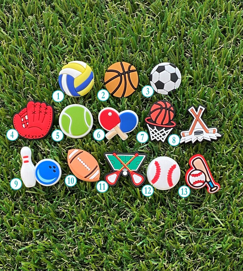 Sports Croc Charms Video Game Croc Charms Fashion Charms Etsy