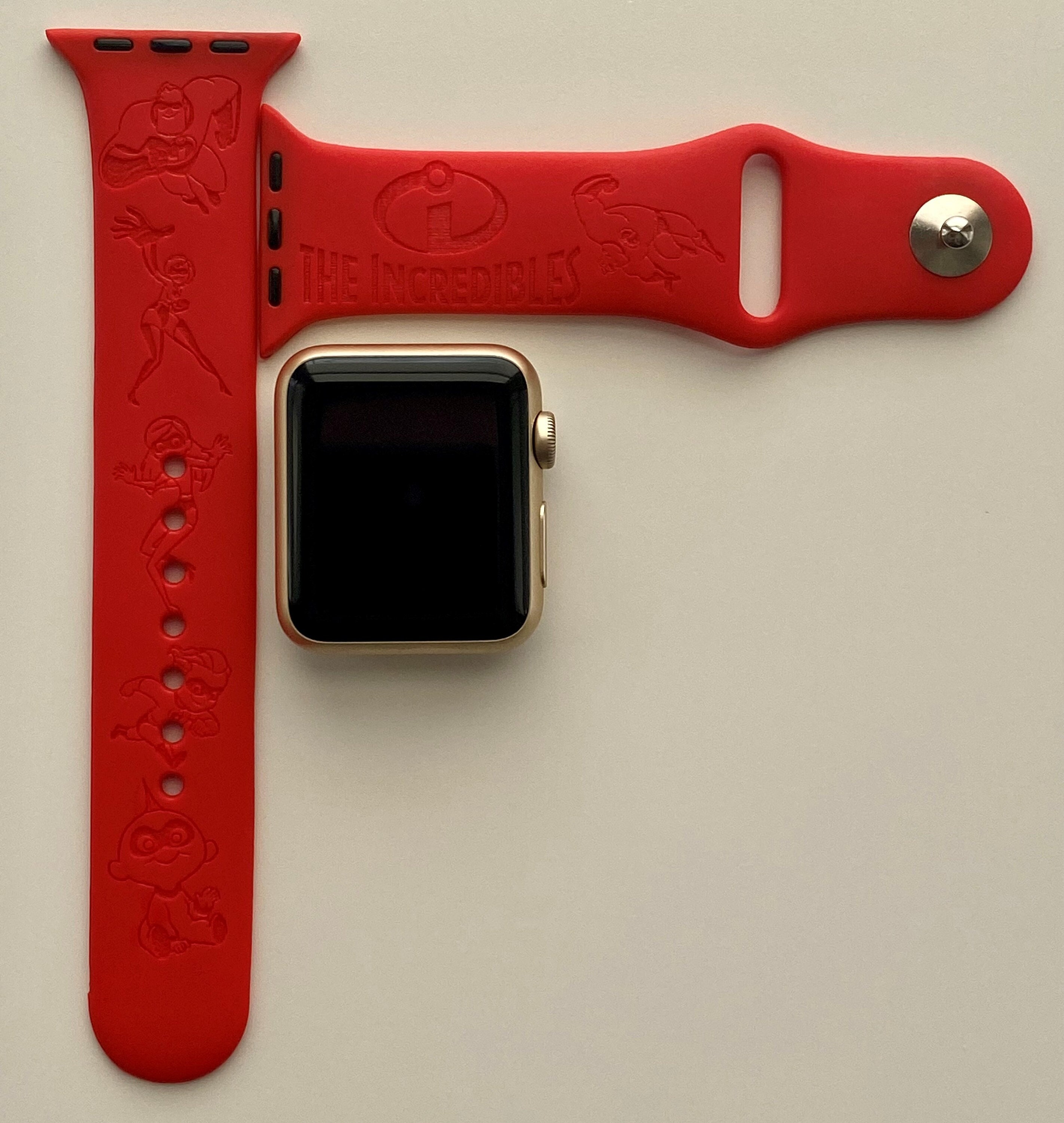 Incredibles Engraved Apple Watch Band 24 Colors 38mm 40mm 