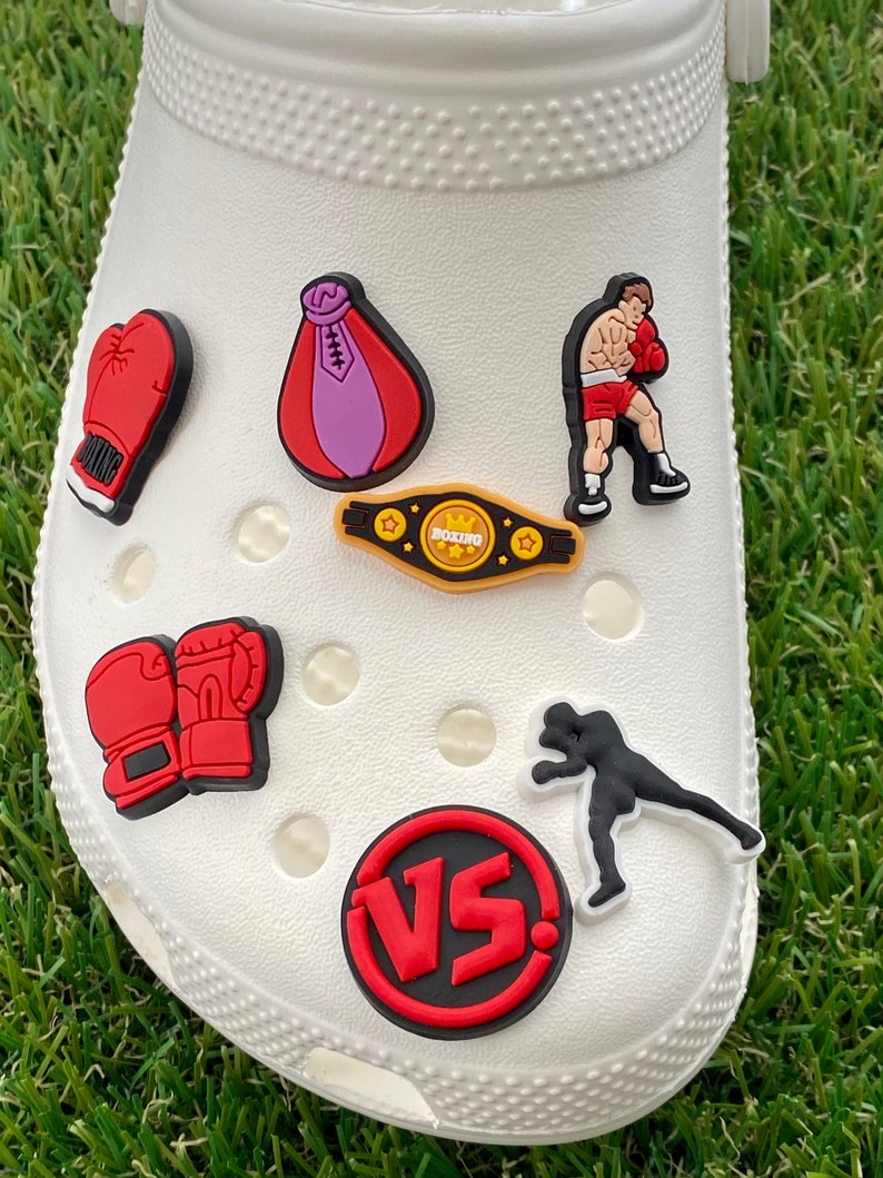 Boxing Croc Charms Video Game Croc Charms Fashion Charms Etsy