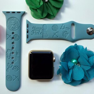 Brave 'Merida' Engraved Apple Watch Band | 24 Colors | 38mm 40mm 41mm 42mm 44mm 45mm 49mm | Personalized Apple Watch Strap