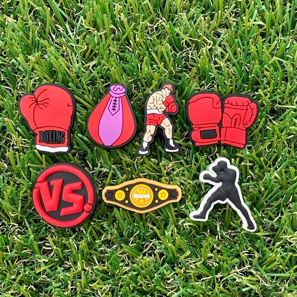 Boxing Croc Charms | Video Game Croc Charms | Fashion Charms | Croc Accessories | Bracelet Charms | Sports Croc Charms