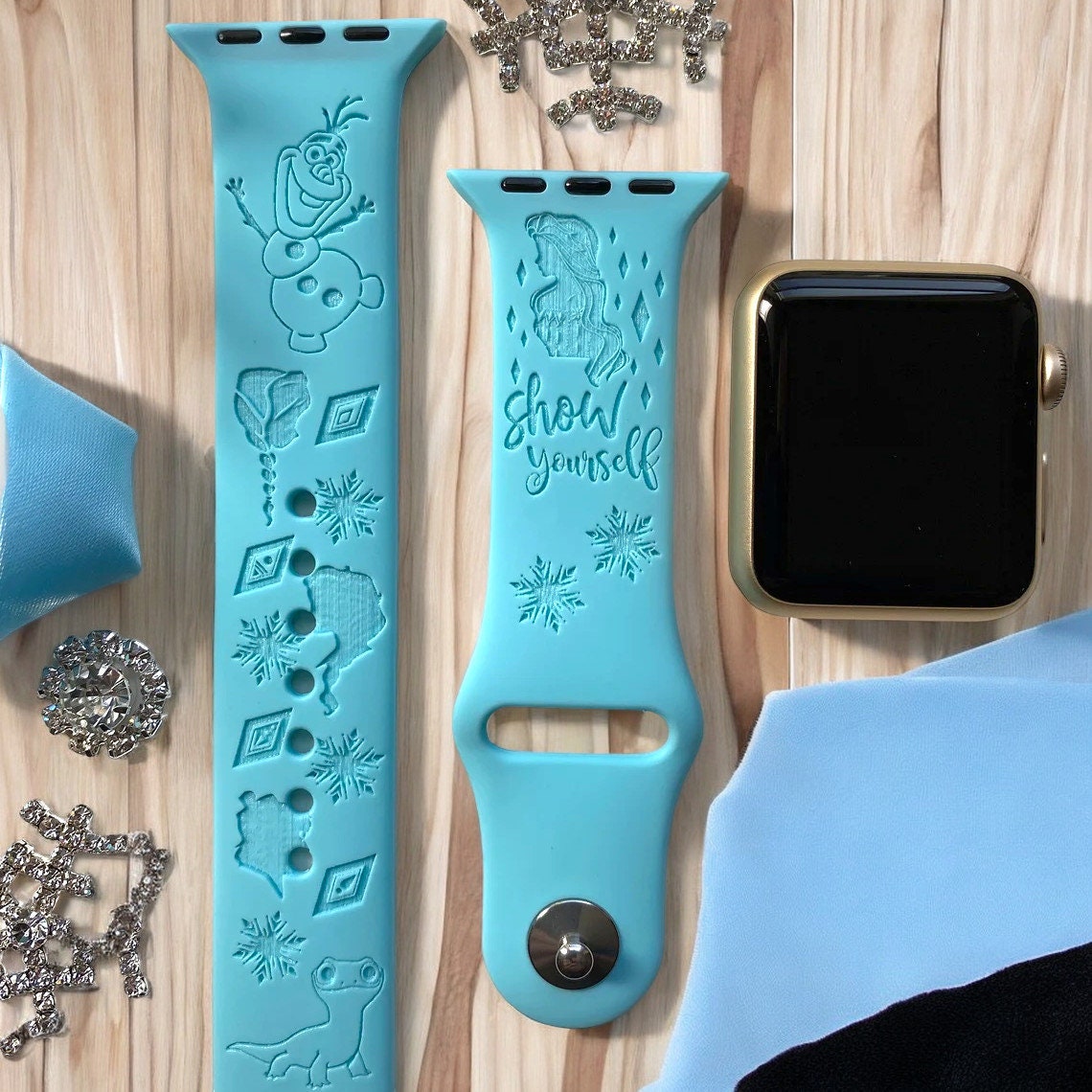 香港ディズニーランド☆スマートウォッチ ベルト AppleWatch 02