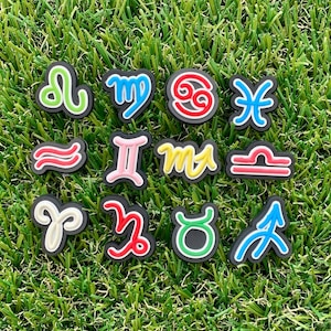 Zodiac Shoe Charms