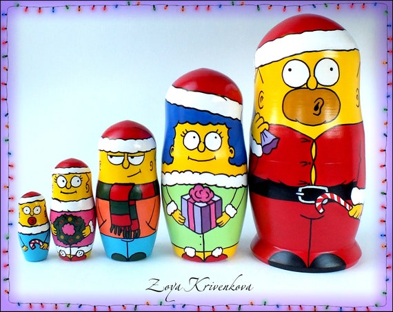 simpsons nesting dolls