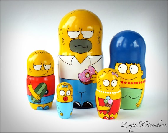 simpsons nesting dolls