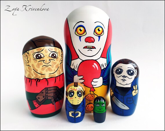 horror nesting dolls