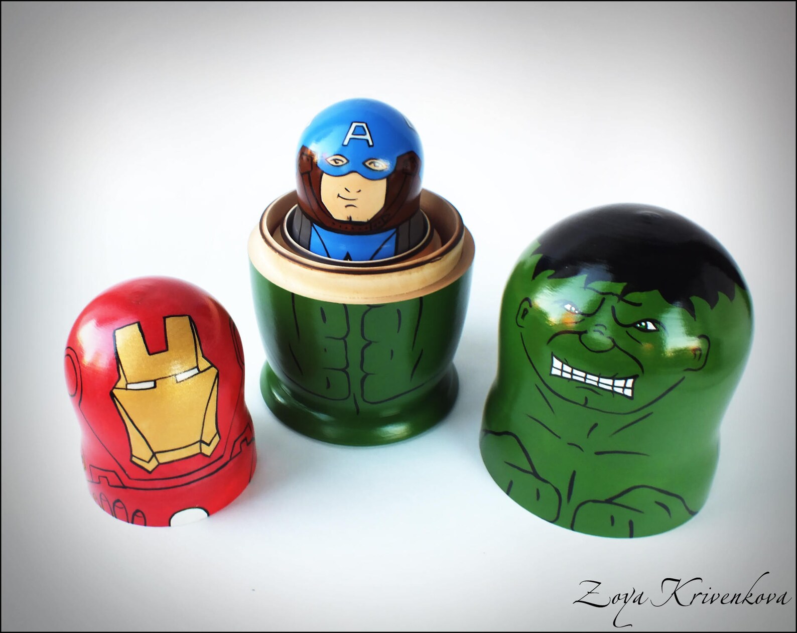Nesting Doll Marvel Comics Avengers Superhero Geek Gift Etsy