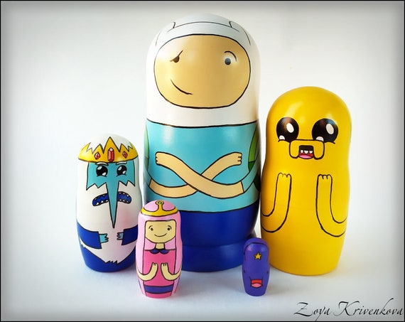 adventure time nesting dolls