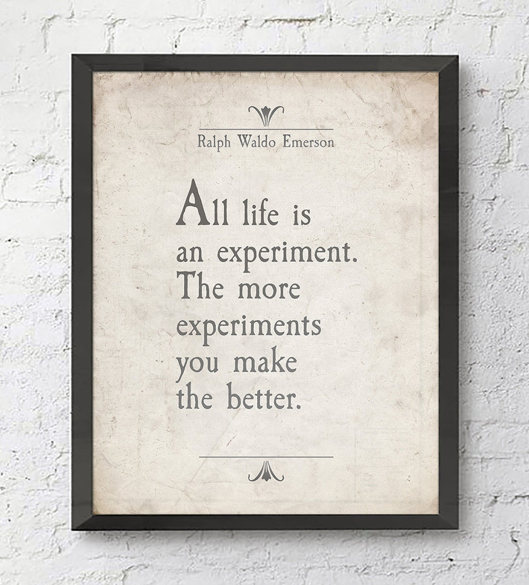 Ralph Waldo Emerson Quote Art Print – Inspirational Literary Gift - Etsy