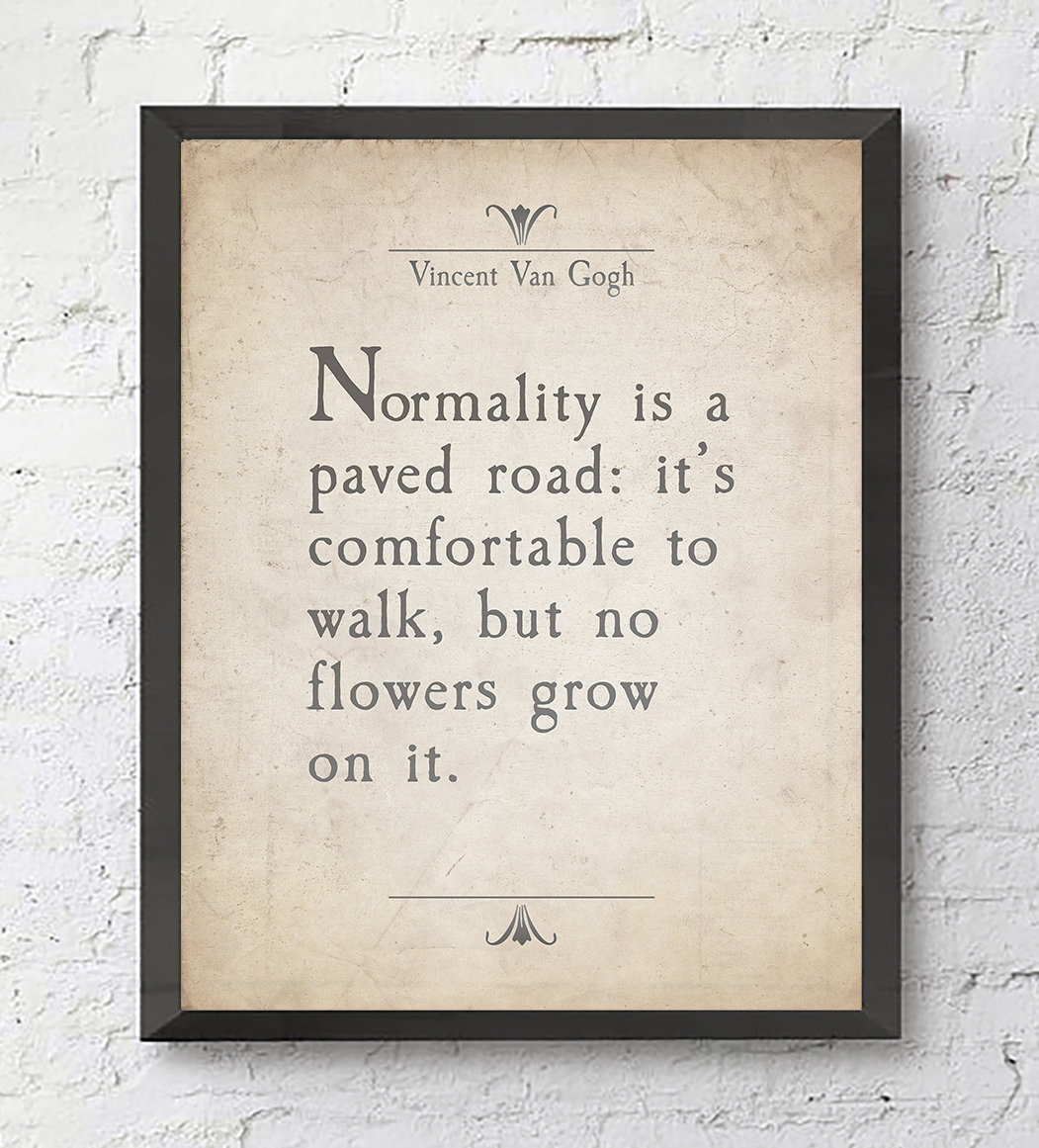 Van Gogh Quote Art Print – Inspirational Artist Sign (UNFRAMED) - Etsy, image size:1051x1161