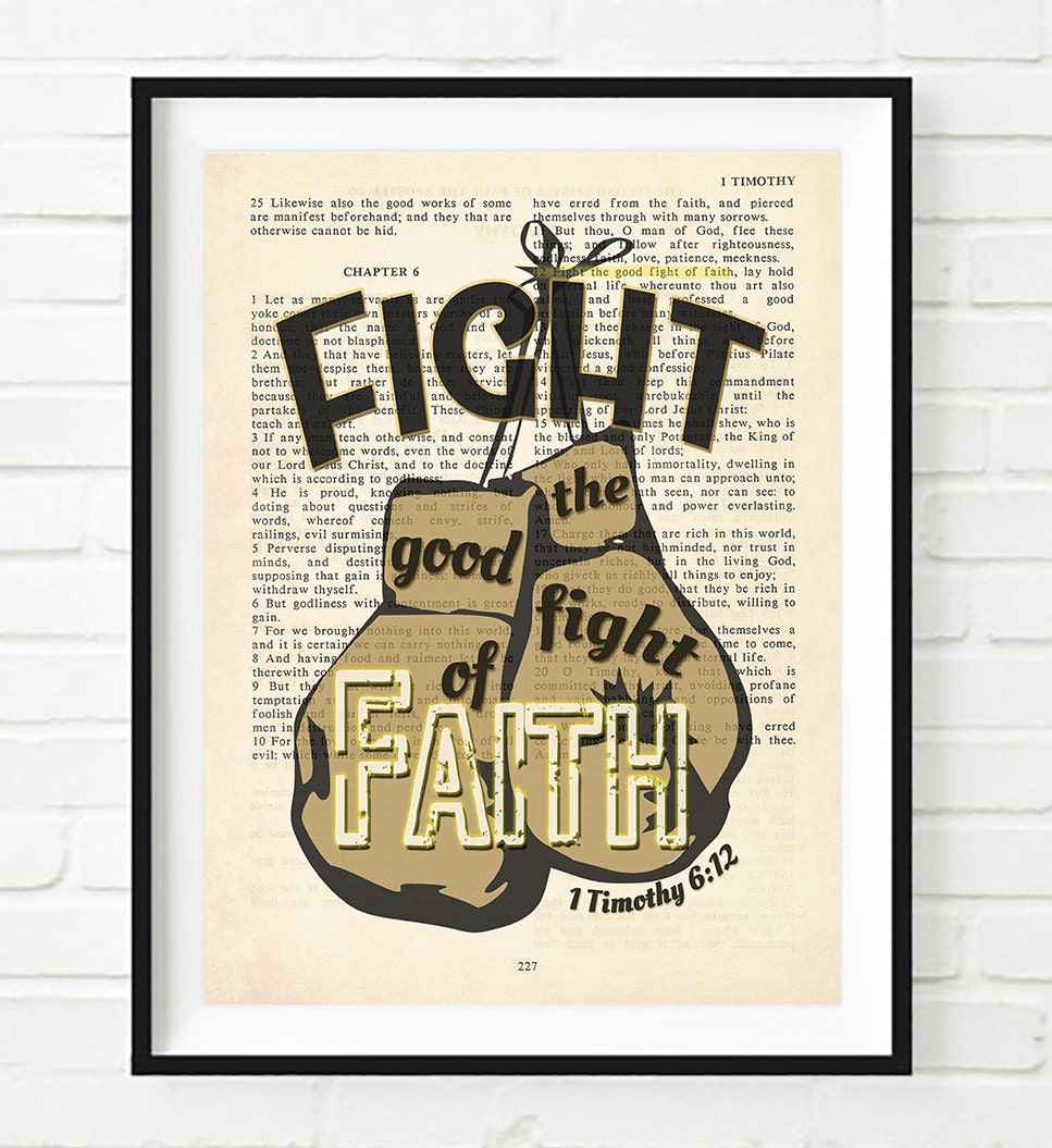 Fighting with faith!