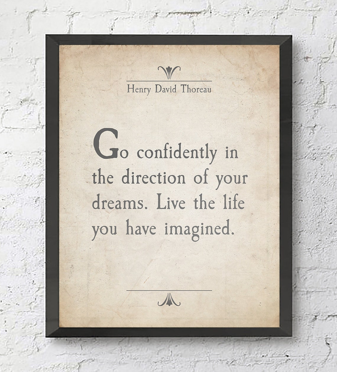 Henry David Thoreau Quotes ART PRINTS Set of 4 UNFRAMED - Etsy