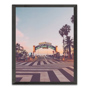 Santa Monica Pier - Photography PRINT or CANVAS, California Wall Decor, All Sizes